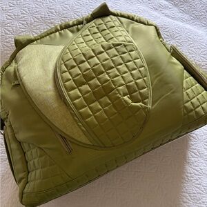 Lug Olive Green Quilted Travel Bag